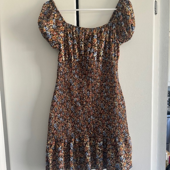 Fauna - Ruched Ruffle Dovetail Party Dress